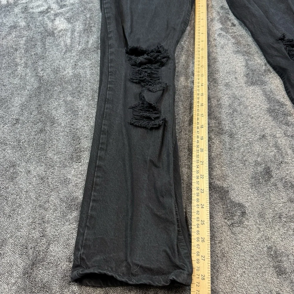 Levi's Jeans Men's 36x30 Black Denim 511 Slim Distressed